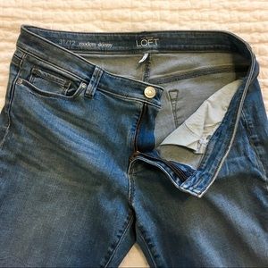 “Modern Skinny” Ann Taylor LOFT Jeans